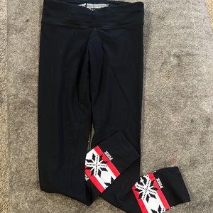 Black Victoria Secret with snowflake details